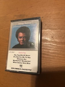 Johnny Mathis Johnny’s Greatest Hits CASSETTE 1977 PCT34667 UNTESTED EX FS - Picture 1 of 6