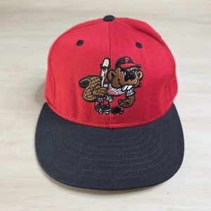 Pro Line Pro Model MiLB Portland Beavers Twins Fitted Hat Size 7 1/2 Red - Picture 1 of 12