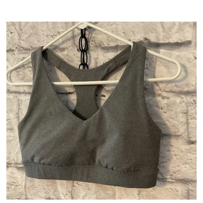 TEK GEAR спортивный бюстгальтер гонщик назад размер M серый  - Изображение 1 из 4