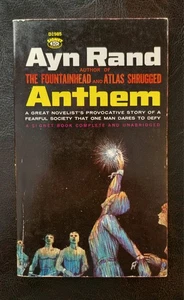 Anthem Ayn Rand Signet D1985 1963 Classic Dystopian novel High Grade - Picture 1 of 4