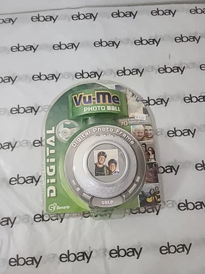 Vu-Me Photo Golf Ball Digital Photo Frame Sealed Sports Decor Sealed New - Image 1 of 2