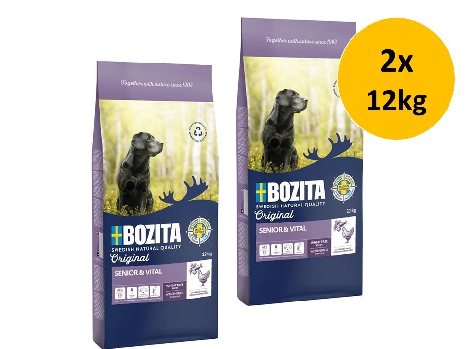Bozita Original Adult Senior | 2x 12kg Hundefutter Sparpack - Bild 1 von 1
