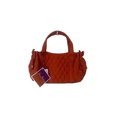 Vera Bradley NWT Margie Spice Orange Quilted Purse Clutch Shoulder Bag Bow  - Image 1 of 4