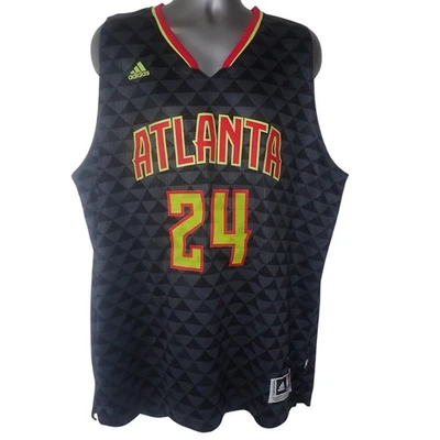 Adidas Kent Bazemore Road ATLANTA HAWKS #24 NBA Swingman JERSEY Mens XXL - Image 1 of 4