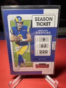 Panini Contenders #54 2021 Matthew Stafford - Imagen 1 de 2