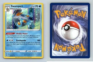 Swampert #64/264 SWSH Fusion Strike Rare Holo Pokemon 2021 TCG Card - Picture 1 of 1