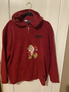 Walt Disney World Grumpy Half Zip Hoodie Sweatshirt Womens Size 2X - Picture 1 of 5