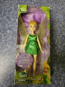 Disney Collection New In Damaged Box Tinker Bell Doll W/Moveable Wings NIDB NRFB - Picture 1 of 12