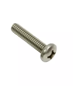 Tornillos de máquina cabezal de sartén 6-32 x 3/8" Phillips accionamiento acero inoxidable Qty 250 - Imagen 1 de 1