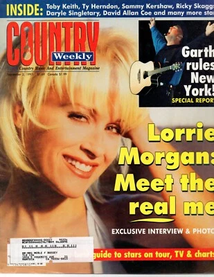 Country Weekly September 2 1997 Lorrie Morgan WOW!!! Garth Brooks Toby Keith - Image 1 of 3