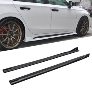 ABS Side Skirts Extension Lip Apron OTD Style For 22-24 Honda Civic 11th FL1 FL4 - Bild 1 von 17