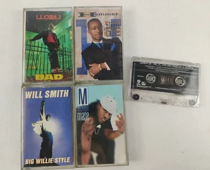 Lot 5 Rap Cassette Tapes 90s- Jay Z MC Hammer LL Cool J Mase Will Smith - Picture 1 of 8