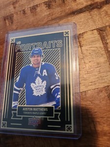 Auston Matthews 2022-23 Upper Deck Series 1 UD Portraits #P-17 Toronto Maple