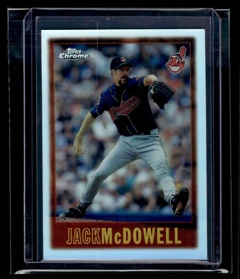1997 Topps Chrome Refractor #103 Jack McDowell Indians Cy Young Winner - Image 1 of 2