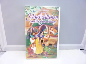 Walt Disney Schneewittchen und die 7 Zwerge VHS Kassette mit 2x Hologramm - RAR - Bild 1 von 6