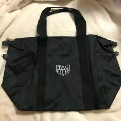 Bolso de Hombro TAG Heuer Original Novedad Acrílico Negro Bolso Boston (Sin Caja) Raro Foto 1 de 4