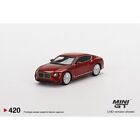 MiniGT Bentley Continental GT Speed 2022Candy Red (RHD) 1:64 Model MGT00420-R