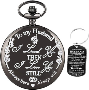 to My-Husband-Pocket-Watch-Gifts for Husband Best Gifts for Him -Birthday Gifts 