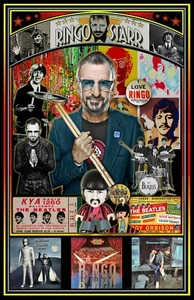 Ringo Starr Tribute poster - 11x17" - -- Vivid Colors! - Imagen 1 de 4