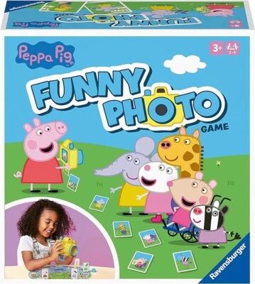Peppa Pig Funny Photo Kids Game for Children 3 Years + Ravensburger - Image 1 of 4