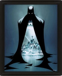 Batman - Gotham Protector - Offiziell gerahmt 25 x 20 cm 3D Linsendruck - Bild 1 von 1