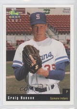1991 Classic Best Spokane Indians Craig Hanson #15