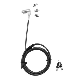 Mobile Edge Anti-Theft Universal Ultra-Slim 6.5′ Laptop Key Cable Lock, - Picture 1 of 1