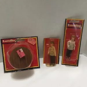 Vintage Lundby Dollhouse Table and 2 Men NEW SEALED Sweden - Picture 1 of 6
