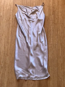 SPICY SUGAR Gold Harper Slip DRESS Size 12 NWT Cocktail Party Free Postage - Picture 1 of 4