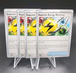 4x Pokémon Superior Energy Retrieval Playset Scarlet & Violet Paldea Evolved - Bild 1 von 1