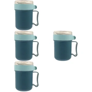 4 Sets Tragbare Behälter Müslibecher Tragbarer Frühstücksbehälter - Bild 1 von 12