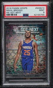 2018-19 Panini NBA Hoops We Got Next Mikal Bridges #WGN-10 PSA 9 MINT Rookie RC