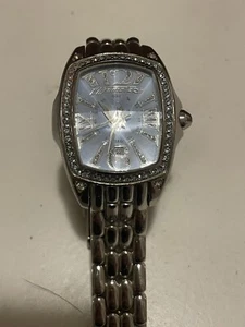 Working Ladies Silver Chronotech Quartz Watch With Date Feature GH - Picture 1 of 7