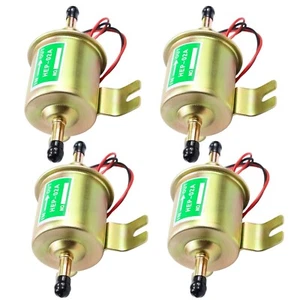 4x Electric Fuel Pump 12V for Lawn Mower Carburetor Gas Diesel Engine 2.5-4psi - Picture 1 of 5