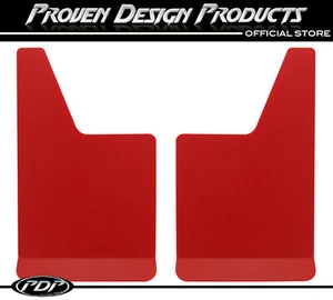 GMC 1500/2500 Sierra Truck, DENALI 4X4 Mud Flaps, PDP MUDFLAPS PLAIN_ RED - Picture 1 of 9