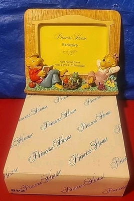 Marco de fotos Berenstain Bears 5" x 3 1/2" Princess House - 1991 Foto 1 de 4