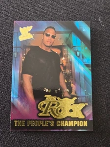 2001 Fleer WWE The Rock Wrestling Card #4 The People’s Champion Insert Card - Picture 1 of 2