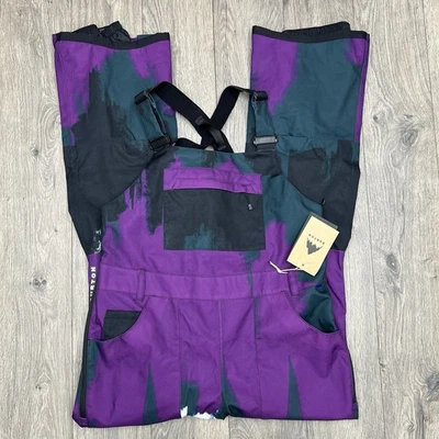 Babero de nieve Burton talla grande para mujer Avalon Forest tiza púrpura negro $260 Foto 1 de 4