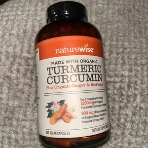 Curcumin Turmeric 2250mg - 95% Curcuminoids & BioPerine Black Pepper. - Picture 1 of 6