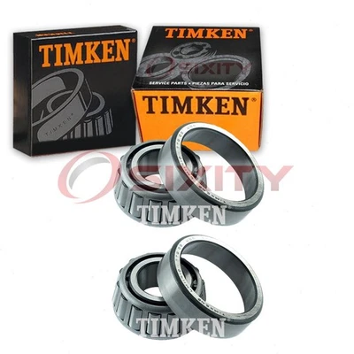 2 pc Timken Front Outer Wheel Bearing and Race Sets for 1957-1968 Mercury ji - Image 1 of 4