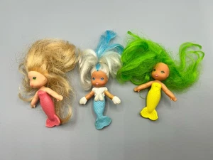 3 Vtg Kenner Sea Wees Mermaid Dolls 1978 1979 1983 Lot - Picture 1 of 14