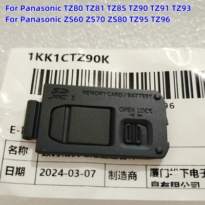 Tapa de puerta con cubierta de batería de cámara original para Panasonic TZ80 TZ81 TZ85 TZ90 ZS60 Foto 1 de 2
