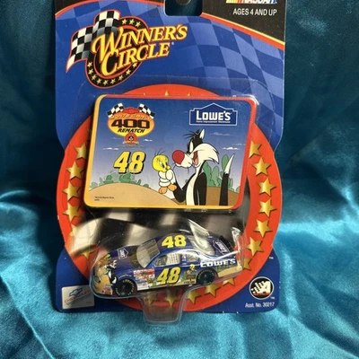 48 2002 Jimmie Johnson Lowes Looney Tunes 1:64 Winners Circle Sylvester Tweety - Image 1 of 2