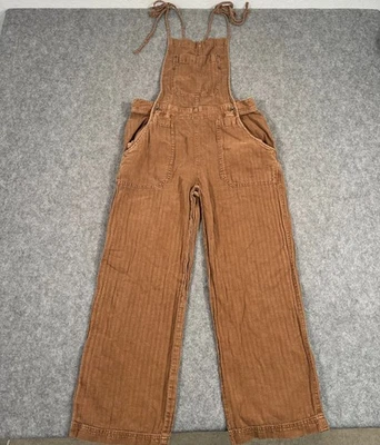 Mono de lino Free People marrón con vistas naturales para mujer talla XS Foto 1 de 4