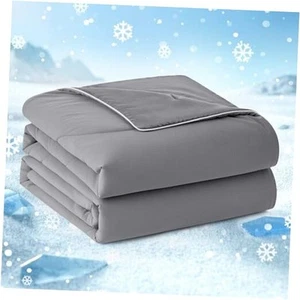 Cooling Blanket Comforter Queen Size, Breathable Cooling Blankets for Hot - Picture 1 of 7