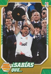 412 WINNER COPA DEL REY # SEVILLA FC CARD PANINI MEGA CRACKS LIGA 2011 - Picture 1 of 1
