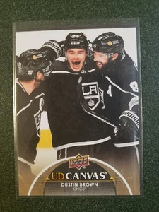 2021-22 Dustin Brown UD Canvas Upper Deck Series 1 - Picture 1 of 2