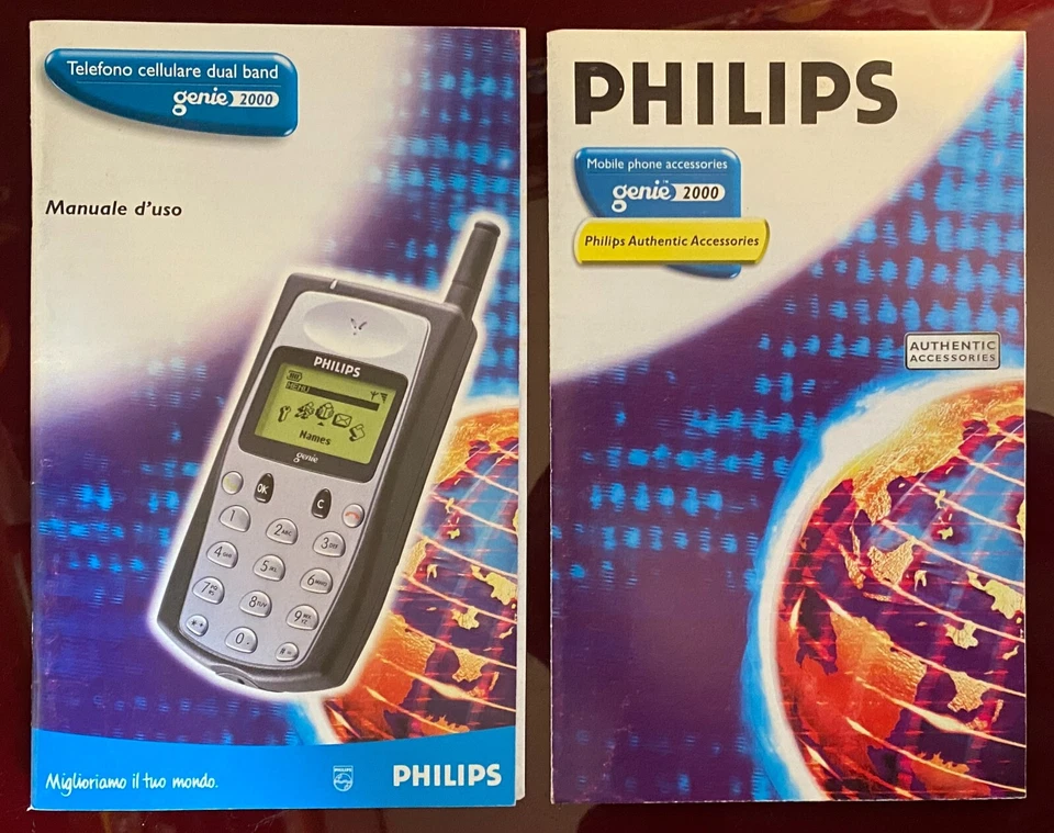 Manuale d'uso Libretto Istruzioni Cellulare PHILIPS GENIE 2000 - Immagine 1 di 1