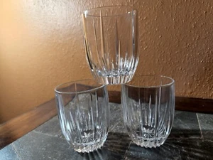 Lenox STARLIGHT Double Old Fashioned Tumblers 4 1/8" Set of 3 - Picture 1 of 6