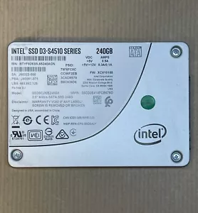 Intel D3-S4510 240GB SSDSC2KB240G8 6Gb/s SATA III SSD (100% Health) - Ref - Picture 1 of 2